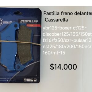 Pastilla freno delantero Cassarella