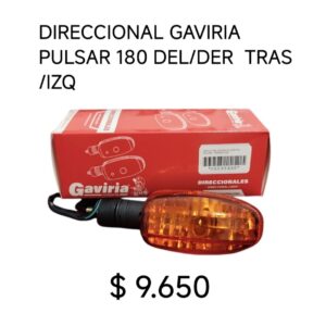 DIRECCIONAL GAVIRIA PULSAR 180 DEL/DER TRAS/IZQ