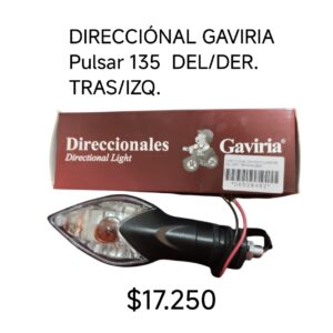 DIRECCIÓNAL GAVIRIA Pulsar 135 DEL/DER. TRAS/IZQ.